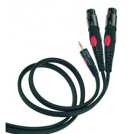 Die Hard Professional 'Adapter' cable 3.5mm STEREO JACK - 2 x Female XLR DH590 Die Hard Professional 'Adapter' cable 3.5mm STEREO JACK - 2 x Female XLR DH590