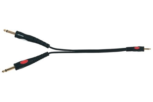 Die Hard Proel Audio Cable Jack Stereo 3.5mm to 2 x 6.3mm Mono Jack 0.3 mt DH615 Die Hard Proel Audio Cable Jack Stereo 3.5mm to 2 x 6.3mm Mono Jack 0.3 mt DH615