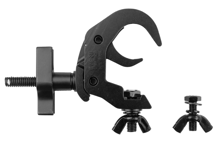 Aluminium Trigger G clamp suits 48mm standard lighting bar, 150kg SWL  Aluminium Trigger G clamp suits 48mm standard lighting bar, 150kg SWL