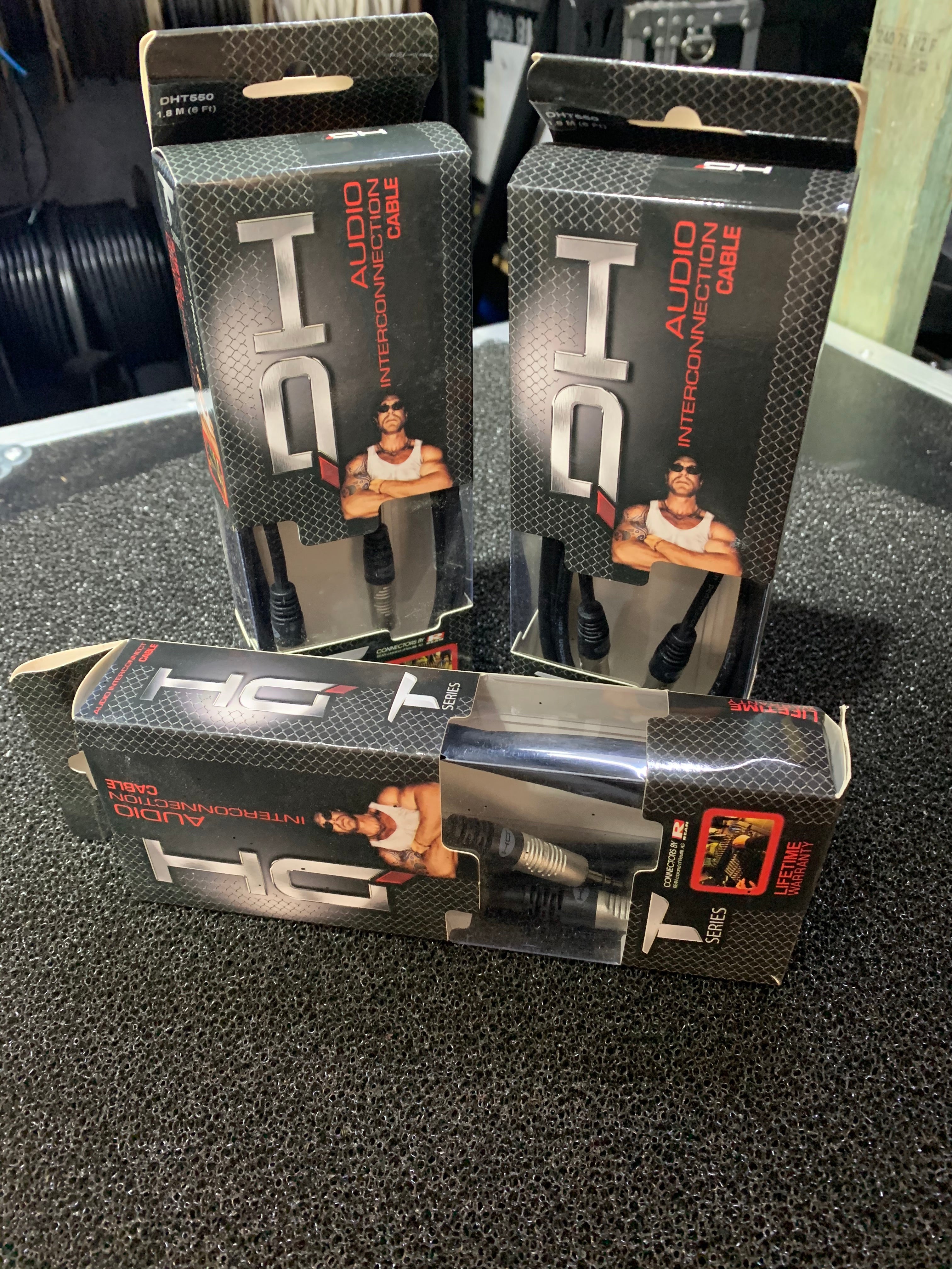 3 Pack AUX Cords Die Hard DHT550 Premium Connectors & Cable  3 Pack AUX Cords Die Hard DHT550 Premium Connectors & Cable