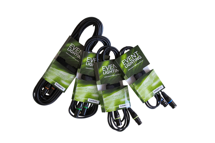 3-Pin DMX Cable 1.5m - 20m Lengths  3-Pin DMX Cable 1.5m - 20m Lengths