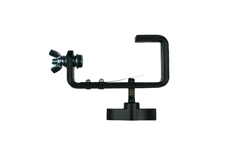 Black Hookclamp suits 48mm standard lighting bar, 150kg SWL  Black Hookclamp suits 48mm standard lighting bar, 150kg SWL