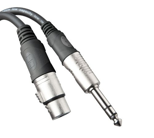 Stereo jack to female XLR mic cable (6.5mm) fitted with original Neutrik REAN connectors   5m DHT210LU5  Stereo jack to female XLR mic cable (6.5mm) fitted with original Neutrik REAN connectors   5m DHT210LU5