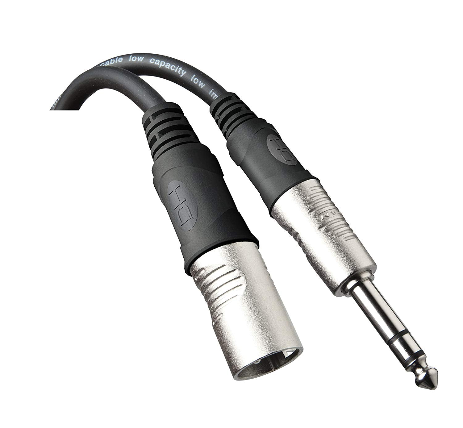 Stereo jack to male XLR mic cable (6.5mm) fitted with original Neutrik REAN connectors 5m DHT230LU5 Stereo jack to male XLR mic cable (6.5mm) fitted with original Neutrik REAN connectors 5m DHT230LU5