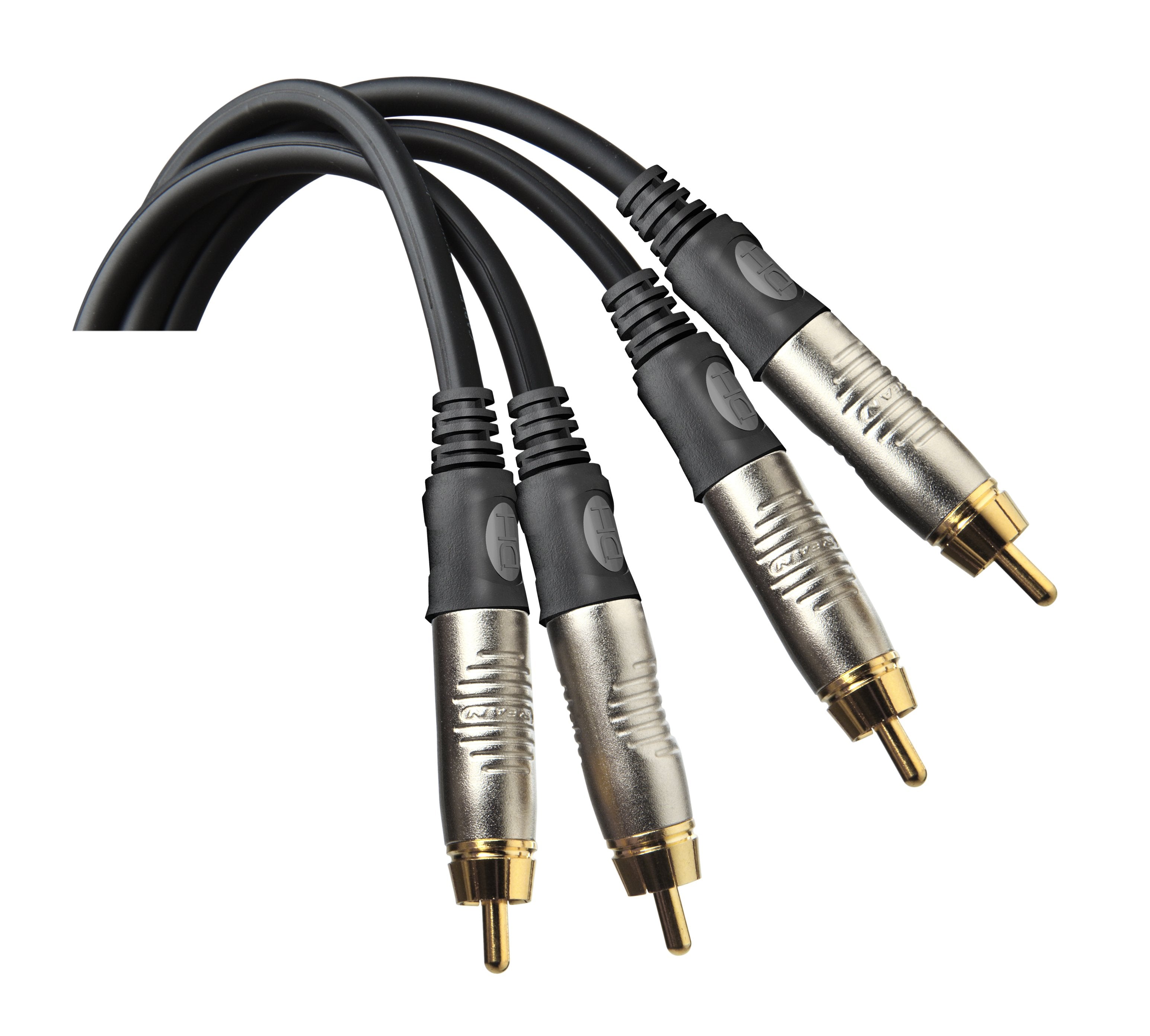 BOX BUY X 20 Dual RCA to Dual RCA cable (6mm) fitted with original Neutrik REAN connectors   1.8m DHT505  BOX BUY X 20 Dual RCA to Dual RCA cable (6mm) fitted with original Neutrik REAN connectors   1.8m DHT505